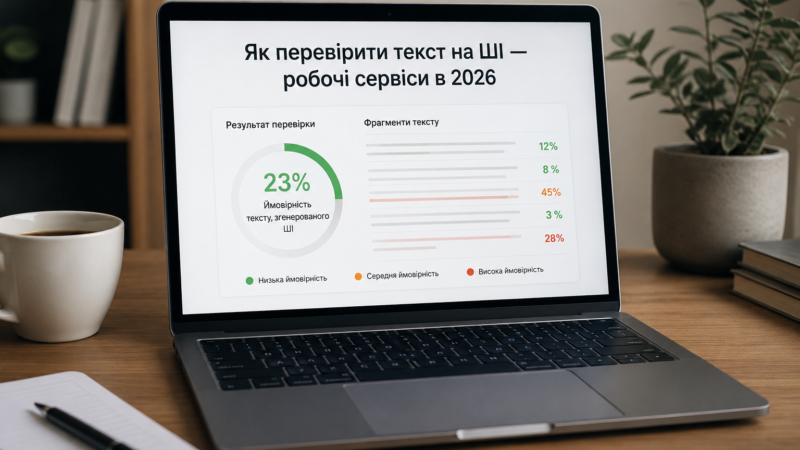 Як перевірити текст на ШІ