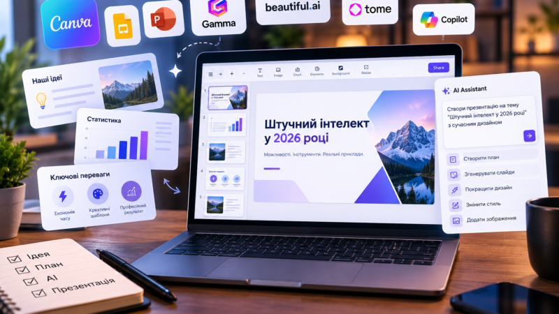 Презентації за допомогою ШІ