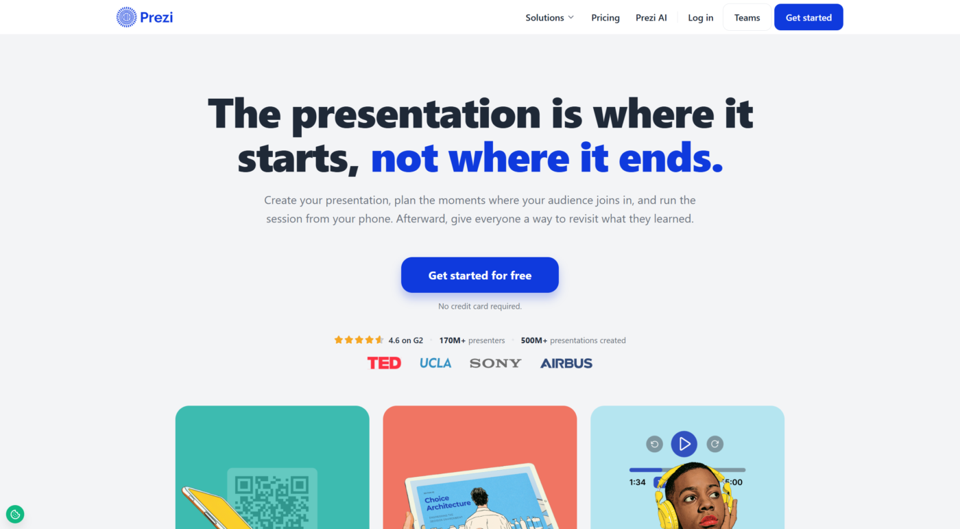 Презентації в  Prezi