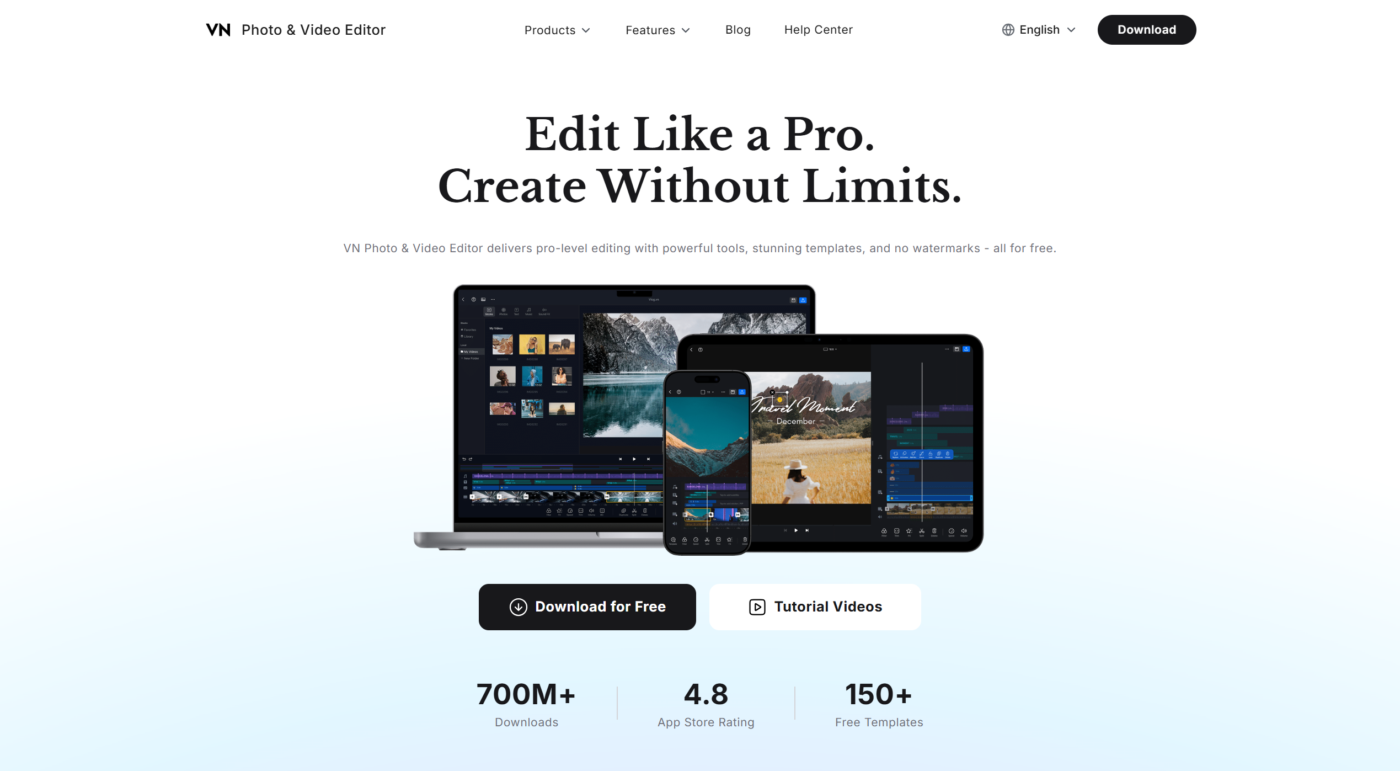 Редактор відео VN Video Editor