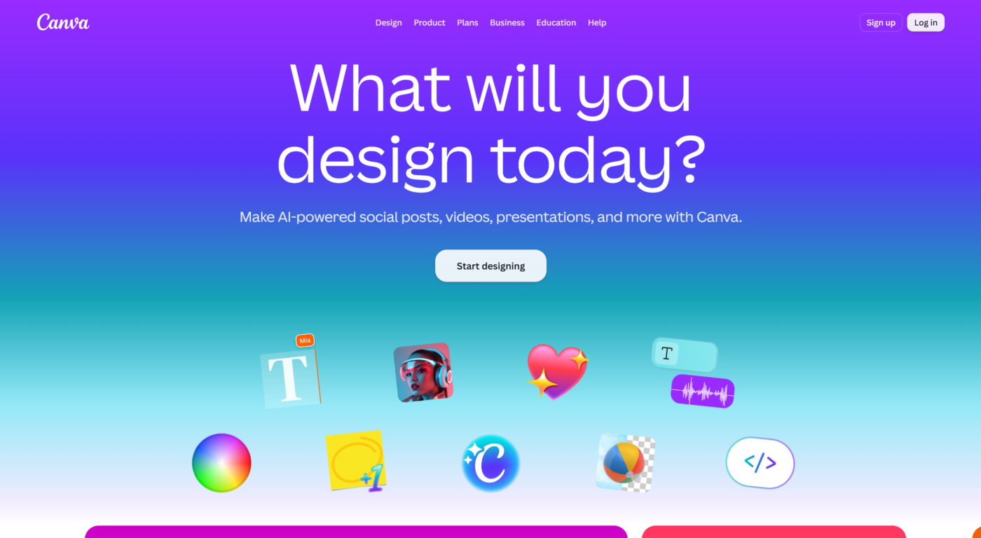 Дизайнерська платформа  Canva