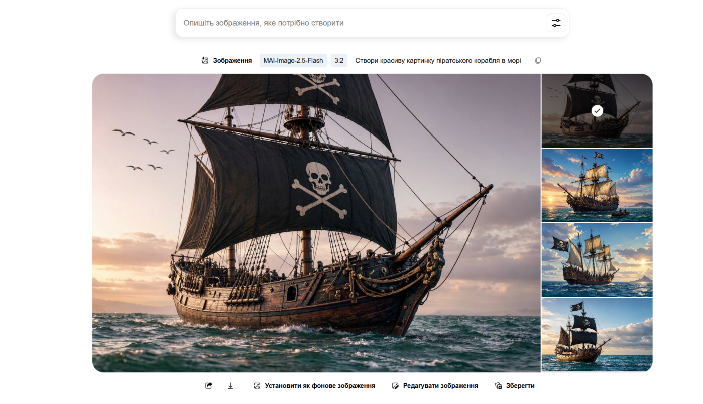 Генератор картинок Bing Image Creator